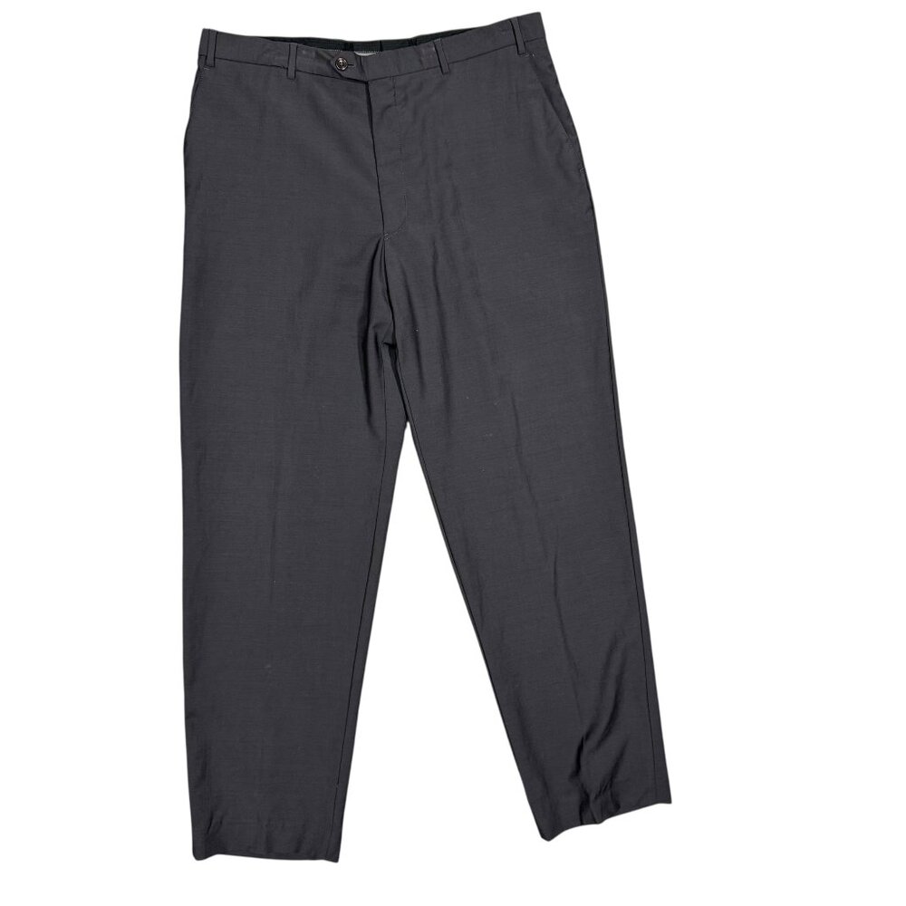 Giorgio Armani Le Collezioni Dress Pants Wool Torusers Made in Italy Grey 36x32